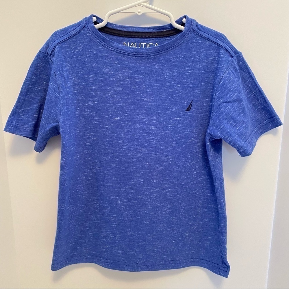 Nautica Boys Blue Short Sleeve T-Shirt Size (M) 5